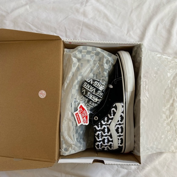 SUPREME VANS MONOGRAM S LOGO SKATE GROSSO MID - Picture 14 of 16